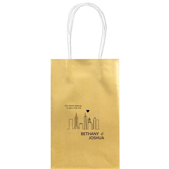 We Love New York City Medium Twisted Handled Bags